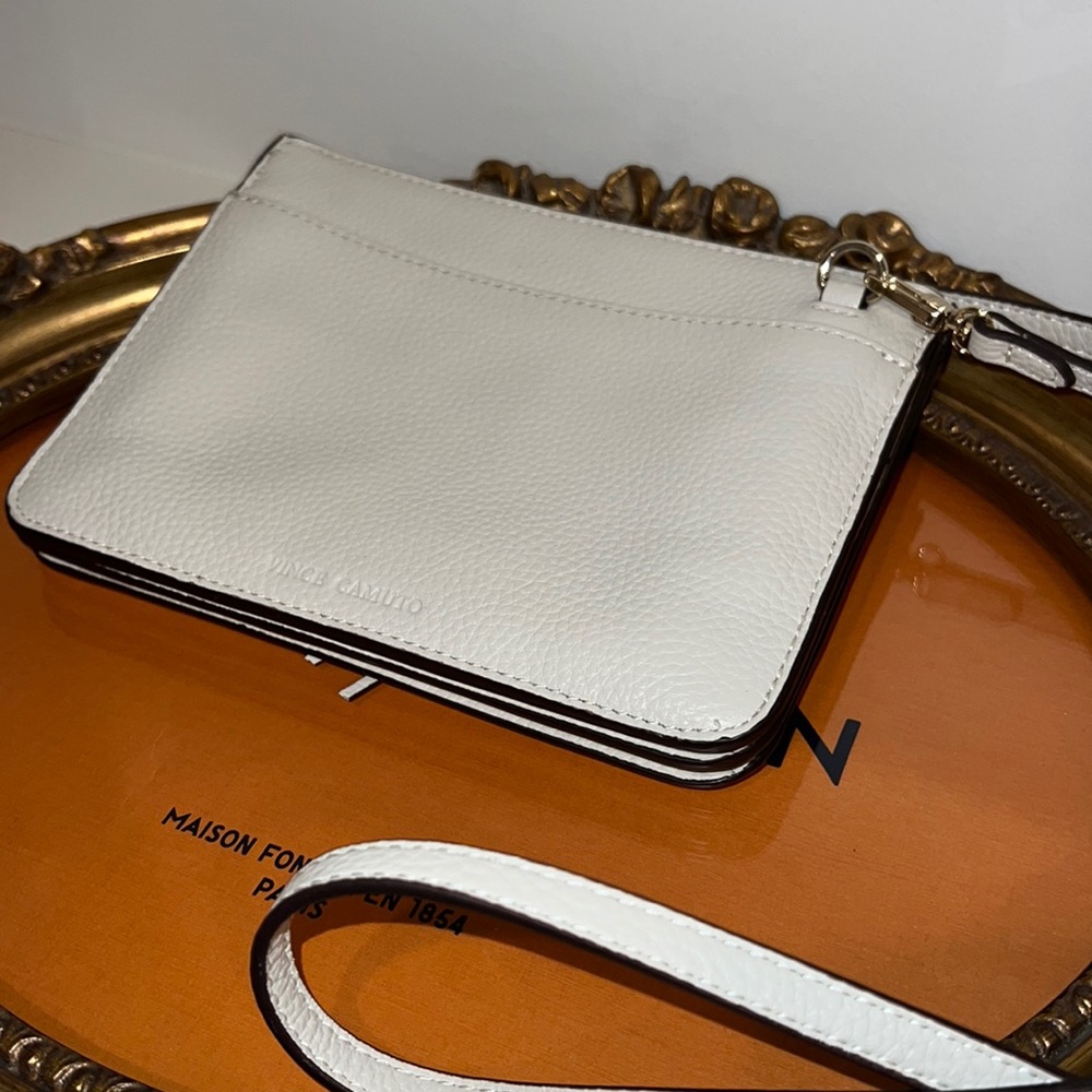 White cross body bag